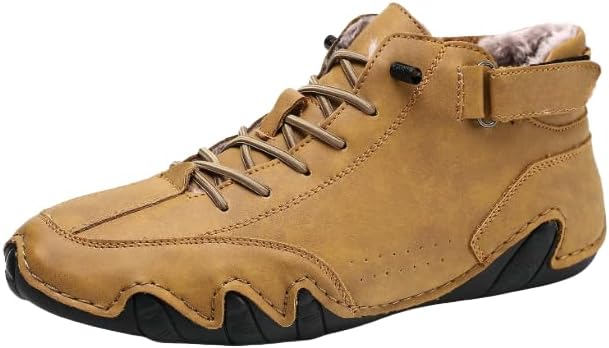 Мужские замшевые ботинки Hhhchpm - легкие высокие кеды без шнуровки для ходьбы, ручной работы, повседневная обувь для активного отдыха и походов, светло-коричневый
Мужские замшевые ботинки Hhhchpm - легкие высокие кеды без шнуровки для ходьбы, ручной работы, повседневная обувь для активного отдыха и походов, светло-коричневый