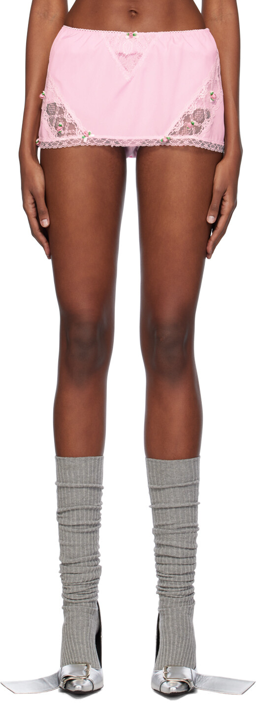 Розовая юбка с завышенной талией Pushbutton
Розовая юбка с завышенной талией Pushbutton