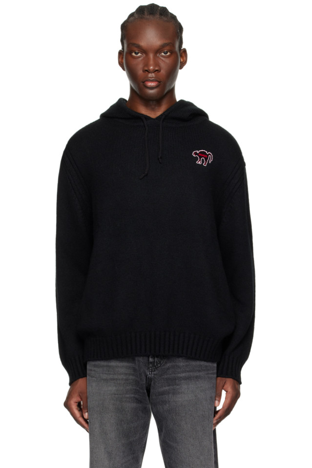 Худи с нашивкой Hugo, черный
Худи с нашивкой Hugo, черный