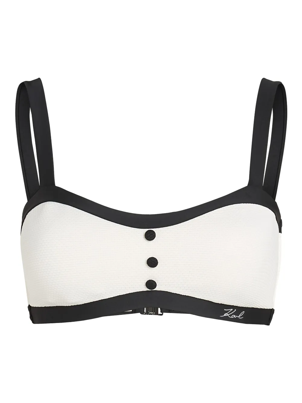 Топ бикини бандо KARL LAGERFELD, белый
Топ бикини бандо KARL LAGERFELD, белый