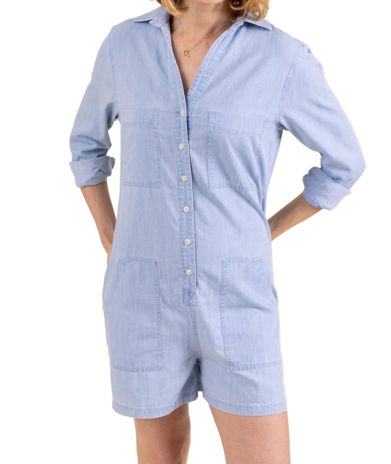 Фултон Ромпер в классическом дениме Le Marais, Classic Denim 
Фултон Ромпер в классическом дениме Le Marais, Classic Denim