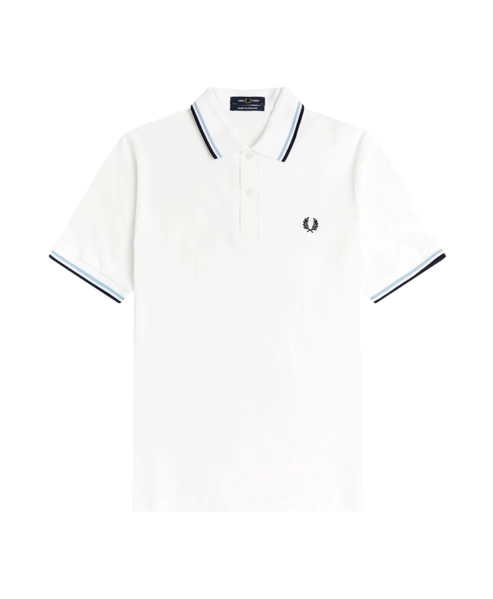Переиздание поло m12 с двойной заточкой Fred Perry, белый
Переиздание поло m12 с двойной заточкой Fred Perry, белый