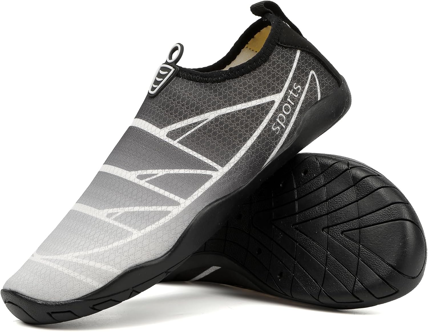 Водные туфли, водные носки-без носка с легким надеванием, быстро сохнущая дышащая сетчатая ткань Suxiaur, серый
Водные туфли, водные носки-без носка с легким надеванием, быстро сохнущая дышащая сетчатая ткань Suxiaur, серый