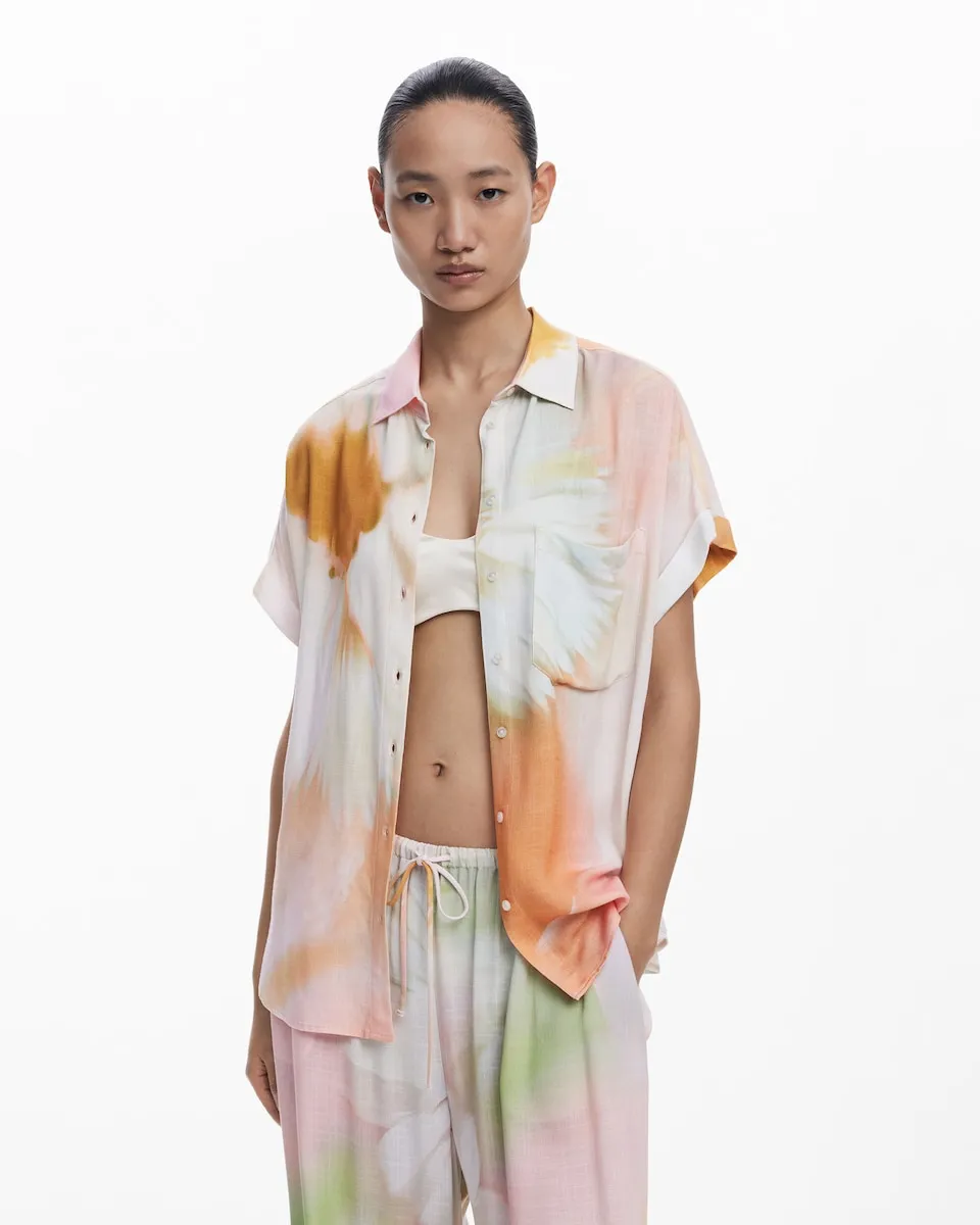 Женская футболка с коротким рукавом тай-дай Desigual, многоцветный
Женская футболка с коротким рукавом тай-дай Desigual, многоцветный