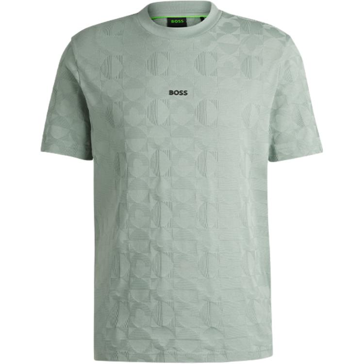 Футболка Boss Geometric Jacquard weave HUGO BOSS, светло-зеленый
Футболка Boss Geometric Jacquard weave HUGO BOSS, светло-зеленый