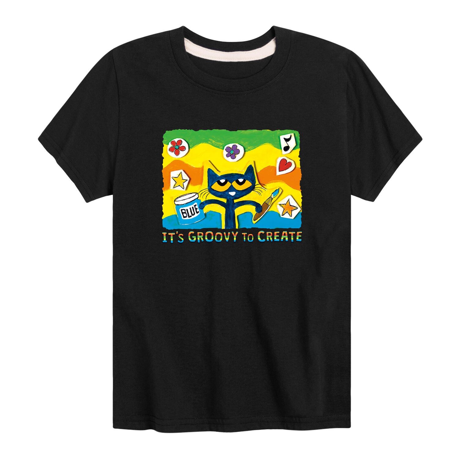 Мальчики 8–20 лет с котом Питом Groovy создают футболку с рисунком Licensed Character
Мальчики 8–20 лет с котом Питом Groovy создают футболку с рисунком Licensed Character