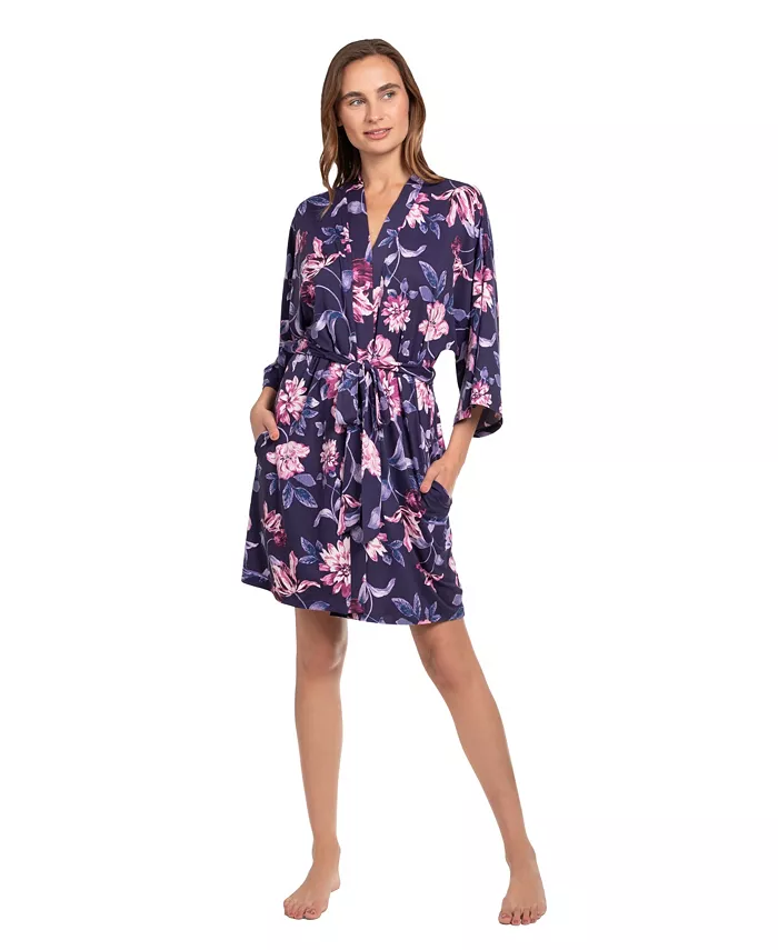 Женский трикотажный халат Jazlynn Linea Donatella, фиолетовый
Женский трикотажный халат Jazlynn Linea Donatella, фиолетовый