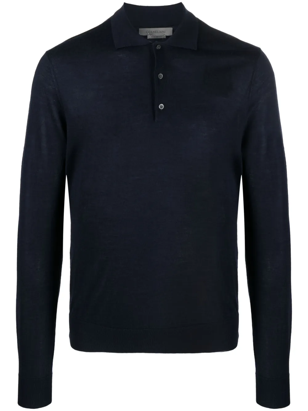 Рубашка поло с длинными рукавами Corneliani, синий
Рубашка поло с длинными рукавами Corneliani, синий