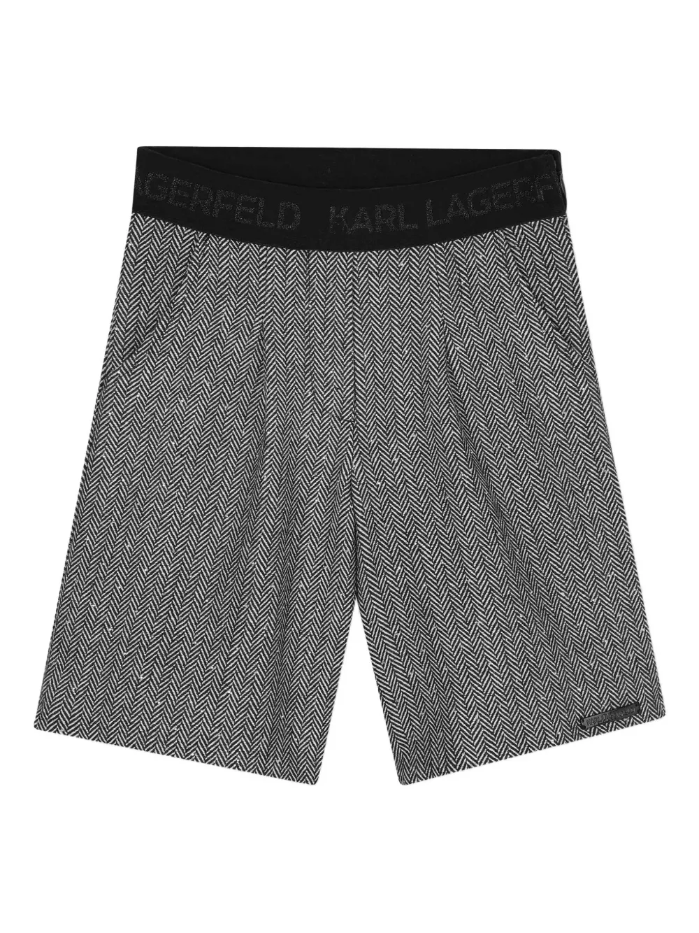 Шорты с узором в елочку KARL LAGERFELD KIDS, серый
Шорты с узором в елочку KARL LAGERFELD KIDS, серый