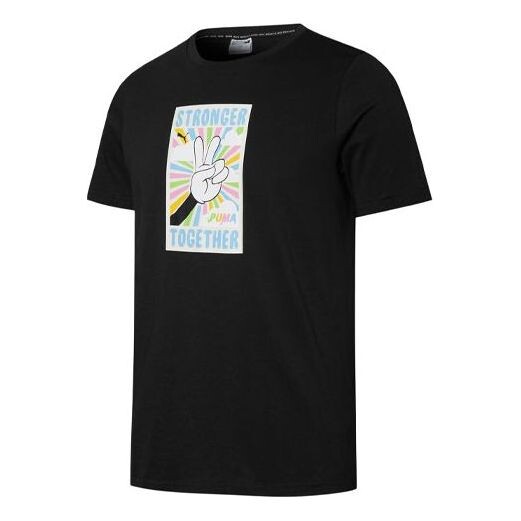 Футболка graphic funny printing sports round neck short sleeve black Puma, черный
Футболка graphic funny printing sports round neck short sleeve black Puma, черный