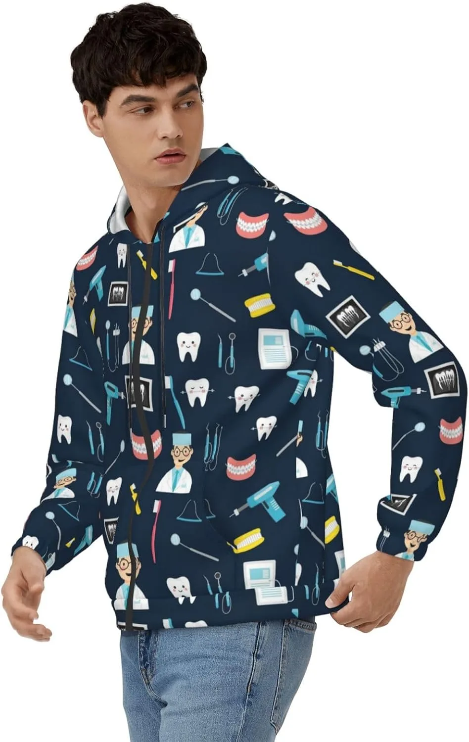 Мужская толстовка с капюшоном и карманом KATVEESC
Мужская толстовка с капюшоном и карманом KATVEESC