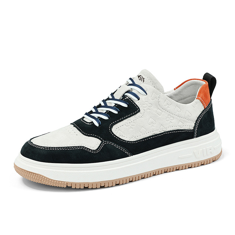 Bull Thunder Износостойкие низкие скейтерские кроссовки для мужчин с эффектом увеличения роста бело-голубые, цвет White Blue
Bull Thunder Износостойкие низкие скейтерские кроссовки для мужчин с эффектом увеличения роста бело-голубые, цвет White Blue