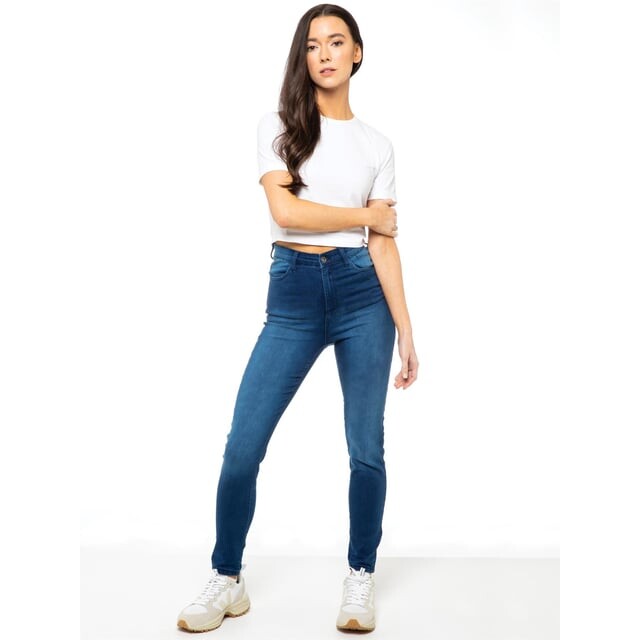 Женские джинсы скинни стрейч Enzo, синий
Женские джинсы скинни стрейч Enzo, синий