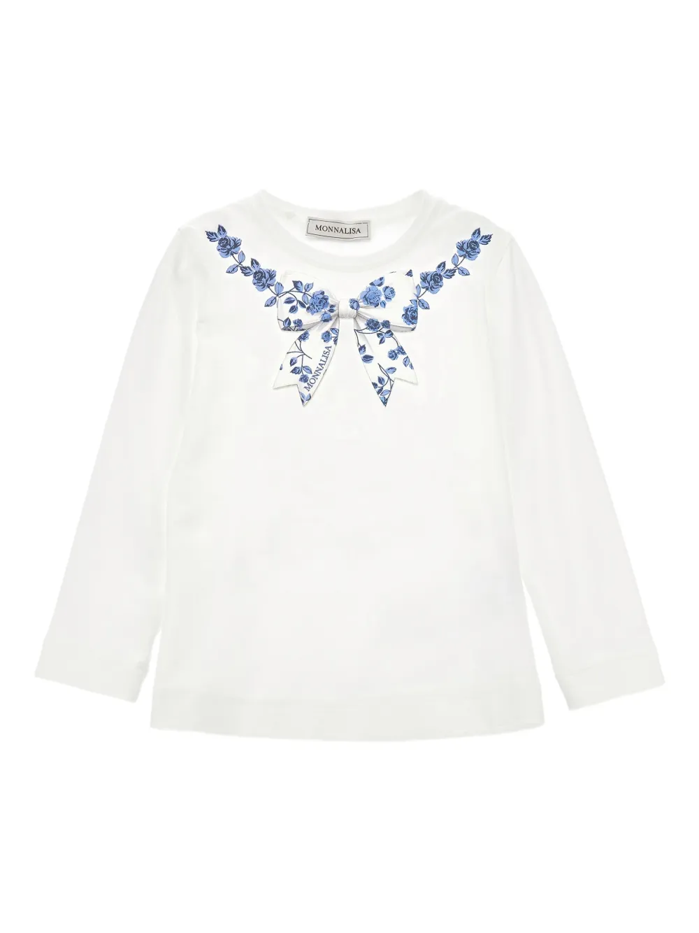 Футболка с длинными рукавами с цветочным принтом Monnalisa, белый
Футболка с длинными рукавами с цветочным принтом Monnalisa, белый