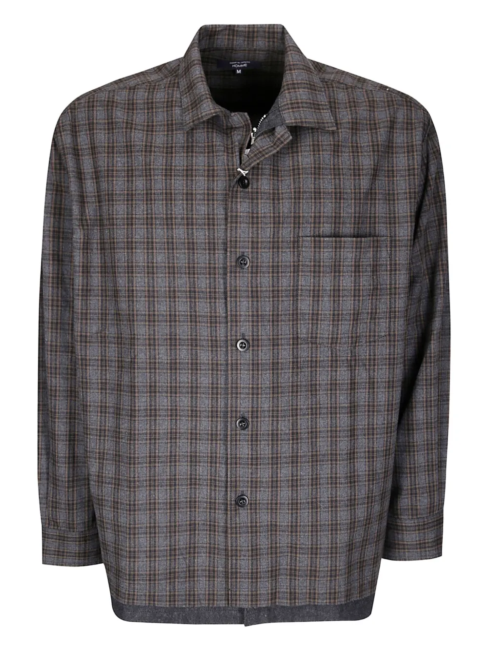 Рубашка в клетку Comme Des Garçons Homme, серый
Рубашка в клетку Comme Des Garçons Homme, серый