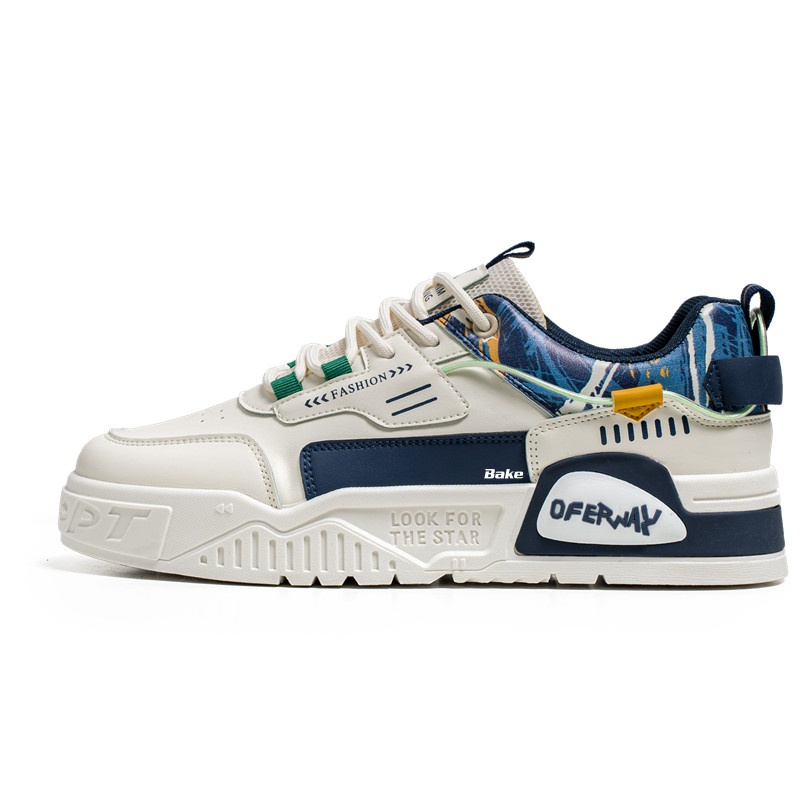 Нескользящие и износостойкие низкие кроссовки для скейтбординга, увеличивающие рост, для мужчин BAKE, Beige Blue
Нескользящие и износостойкие низкие кроссовки для скейтбординга, увеличивающие рост, для мужчин BAKE, Beige Blue