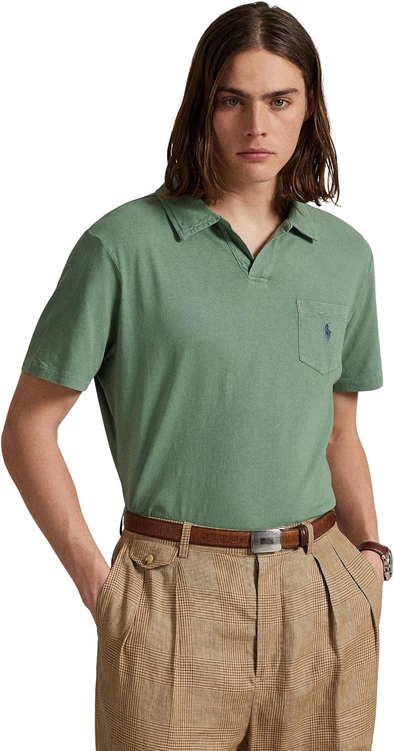 POLO RALPH LAUREN Мужская классическая хлопковая поло рубашка с льняной отделкой, Fatigue
POLO RALPH LAUREN Мужская классическая хлопковая поло рубашка с льняной отделкой, Fatigue