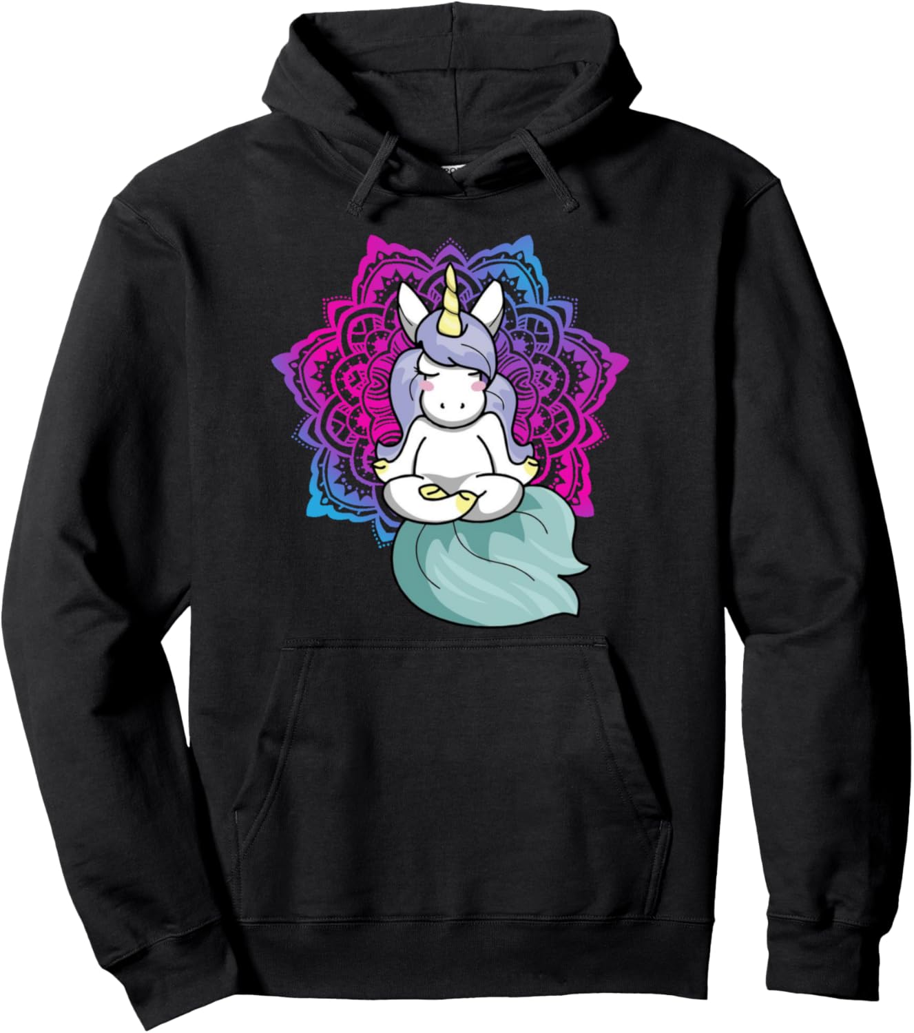 Красивая толстовка с изображением единорога, лотоса, мандалы для йоги и медитации Unicorn Yogi Apparel, черный
Красивая толстовка с изображением единорога, лотоса, мандалы для йоги и медитации Unicorn Yogi Apparel, черный