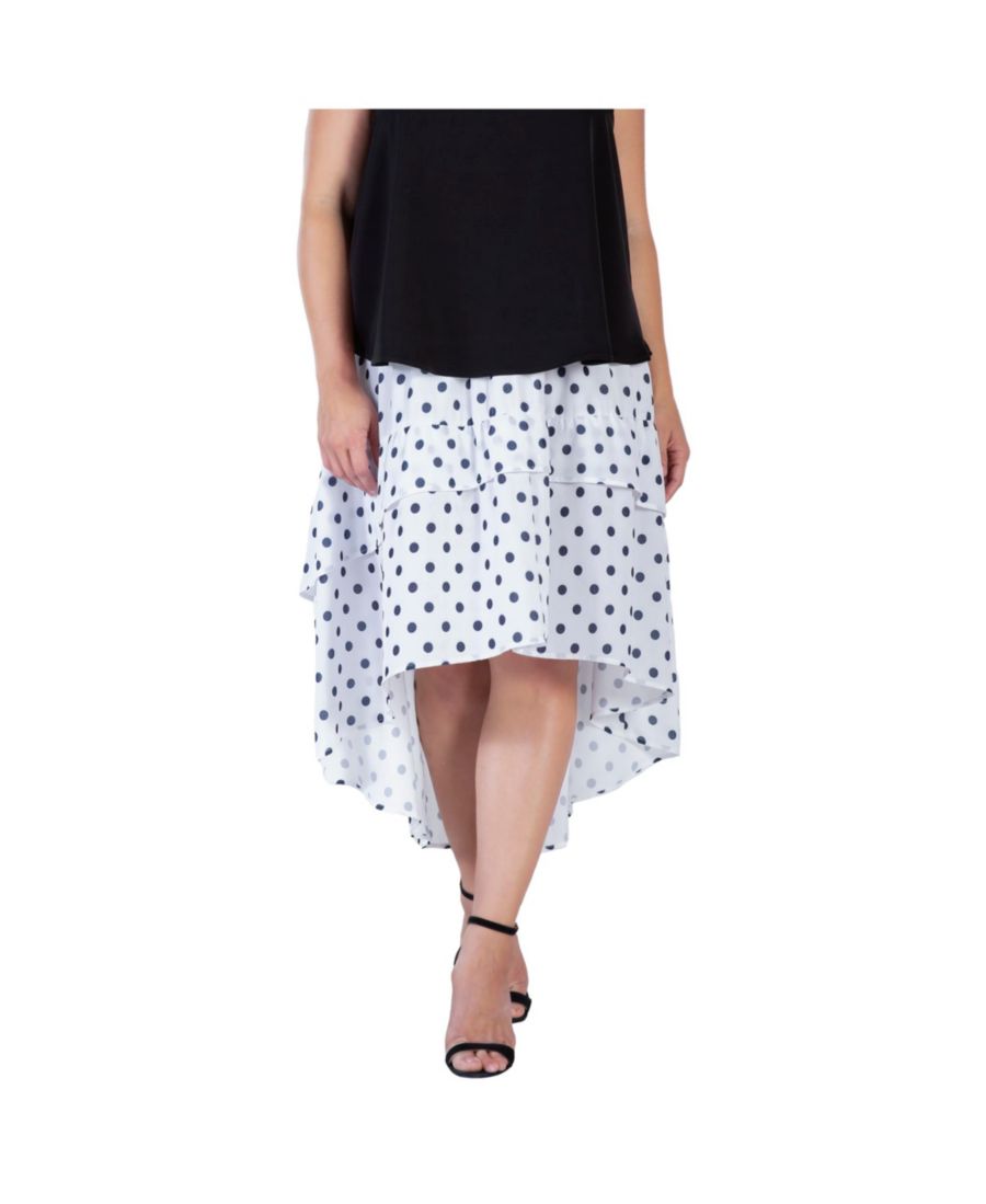 Женская юбка больших размеров с оборками, асимметричным низом и многослойной юбкой Standards & Practices, White blue
Женская юбка больших размеров с оборками, асимметричным низом и многослойной юбкой Standards & Practices, White blue