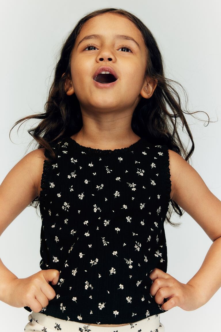 В упаковке 2 майки с кружевной отделкой H&M, черный
В упаковке 2 майки с кружевной отделкой H&M, черный