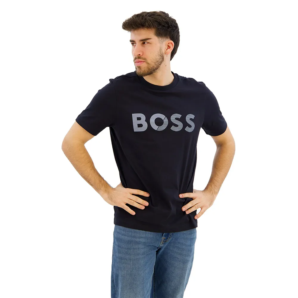 Футболка с коротким рукавом BOSS Tape Logo, синий
Футболка с коротким рукавом BOSS Tape Logo, синий