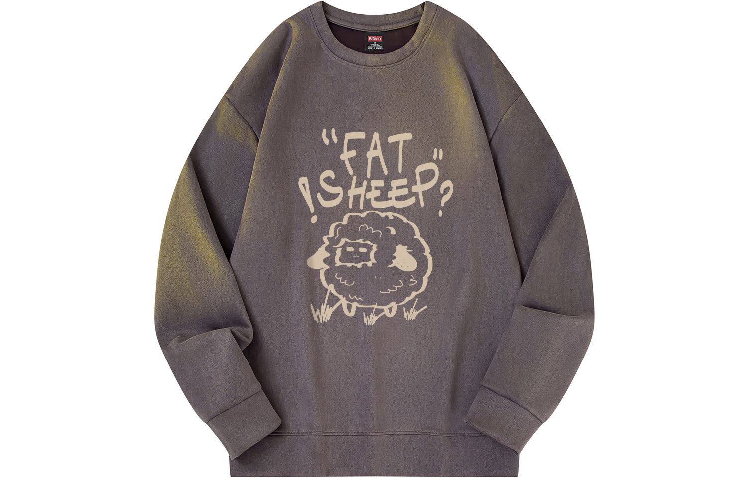 Унисекс свитшот BALENO, серо-фиолетовый
Унисекс свитшот BALENO, серо-фиолетовый