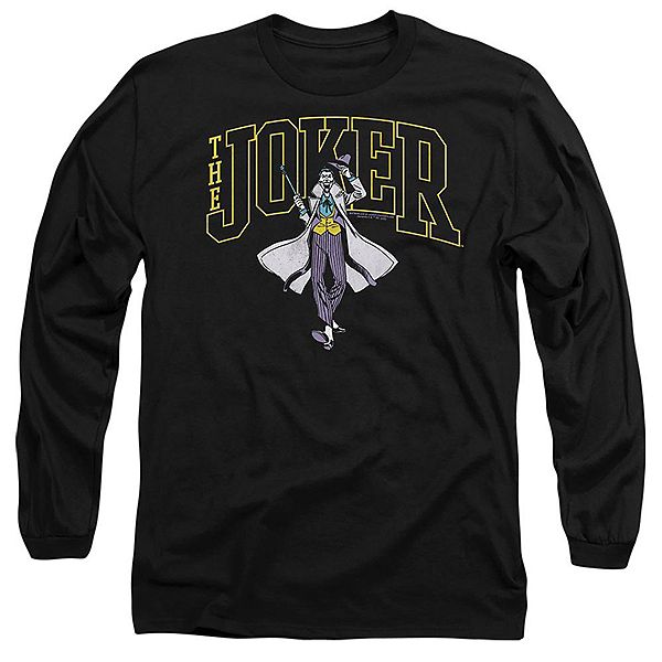 Футболка с длинным рукавом Batman Joker Varsity черная Licensed Character
Футболка с длинным рукавом Batman Joker Varsity черная Licensed Character