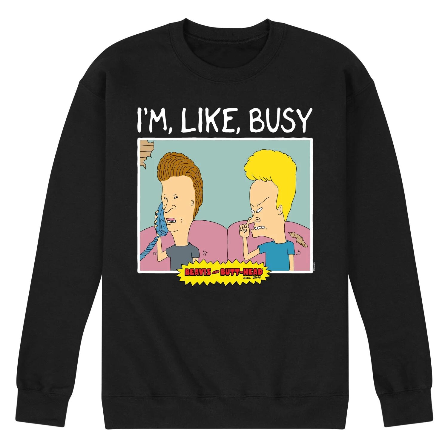Мужская толстовка Beavis And Butthead I’m Like Busy Licensed Character
Мужская толстовка Beavis And Butthead I’m Like Busy Licensed Character