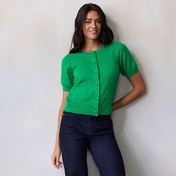 Кардиган с коротким рукавом Petite Lc Lauren Conrad, Envy Me
Кардиган с коротким рукавом Petite Lc Lauren Conrad, Envy Me