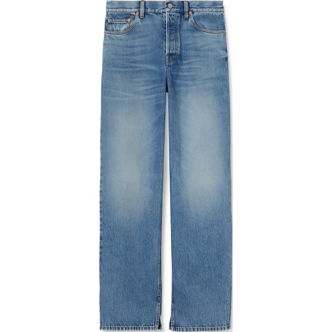 Джинсы прямого кроя с нашивкой-логотипом GUCCI, синий
Джинсы прямого кроя с нашивкой-логотипом GUCCI, синий