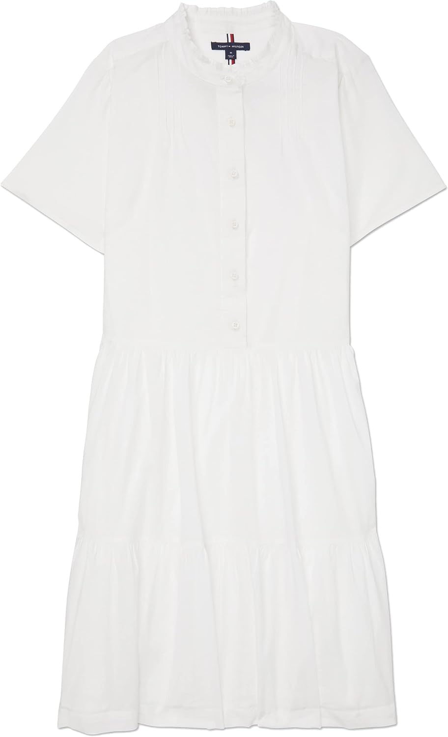 Женское платье Tommy Hilfiger Voile с короткими рукавами, Optic White Th
Женское платье Tommy Hilfiger Voile с короткими рукавами, Optic White Th