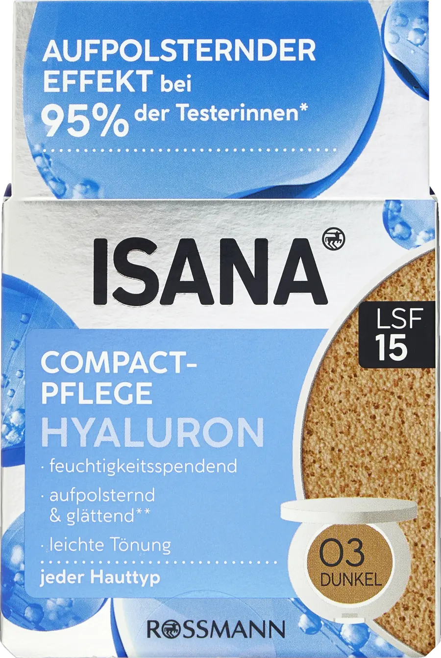 Дневной крем ISANA Hyaluron Compact Pflege, dunkel 
Дневной крем ISANA Hyaluron Compact Pflege, dunkel