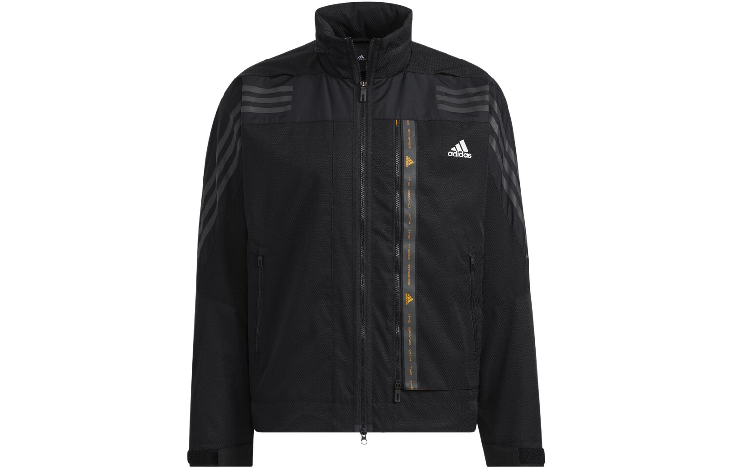 Куртка мужская черная Adidas, черный 
Куртка мужская черная Adidas, черный