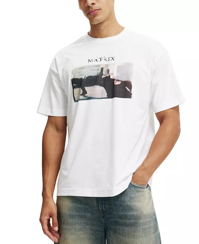 Мужская футболка License прямого кроя Box fit Cotton On, белый
Мужская футболка License прямого кроя Box fit Cotton On, белый