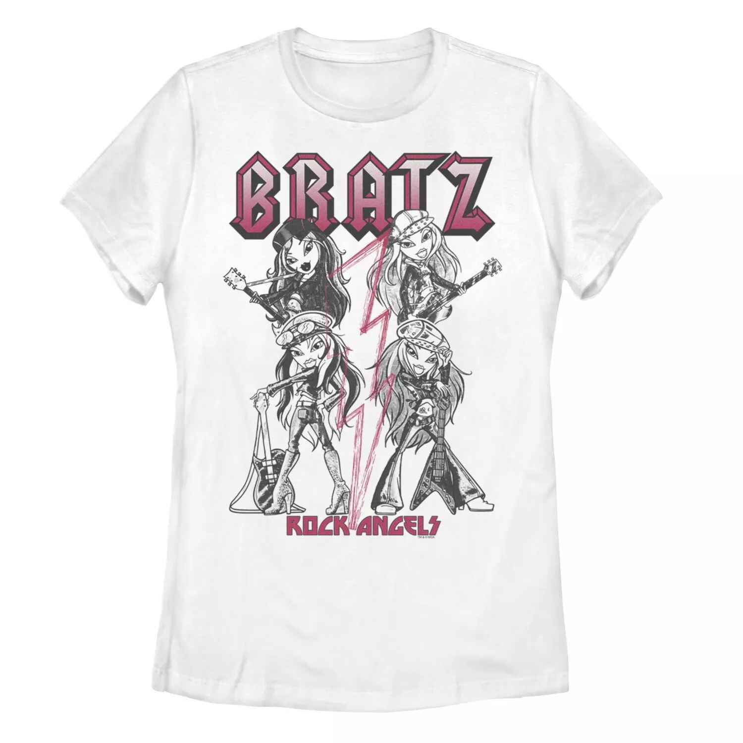 Детская футболка Bratz Rock Angelz с графическим рисунком и портретом Licensed Character
Детская футболка Bratz Rock Angelz с графическим рисунком и портретом Licensed Character