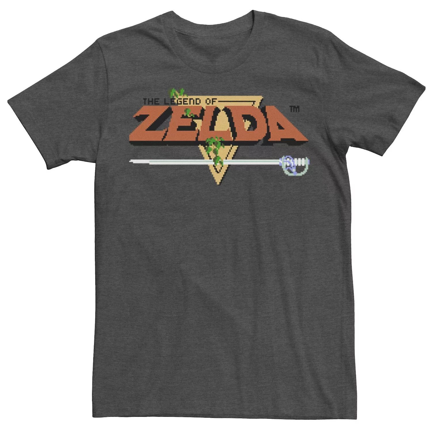 Мужская футболка с выцветшим логотипом The Legend Of Zelda Pixel Licensed Character
Мужская футболка с выцветшим логотипом The Legend Of Zelda Pixel Licensed Character