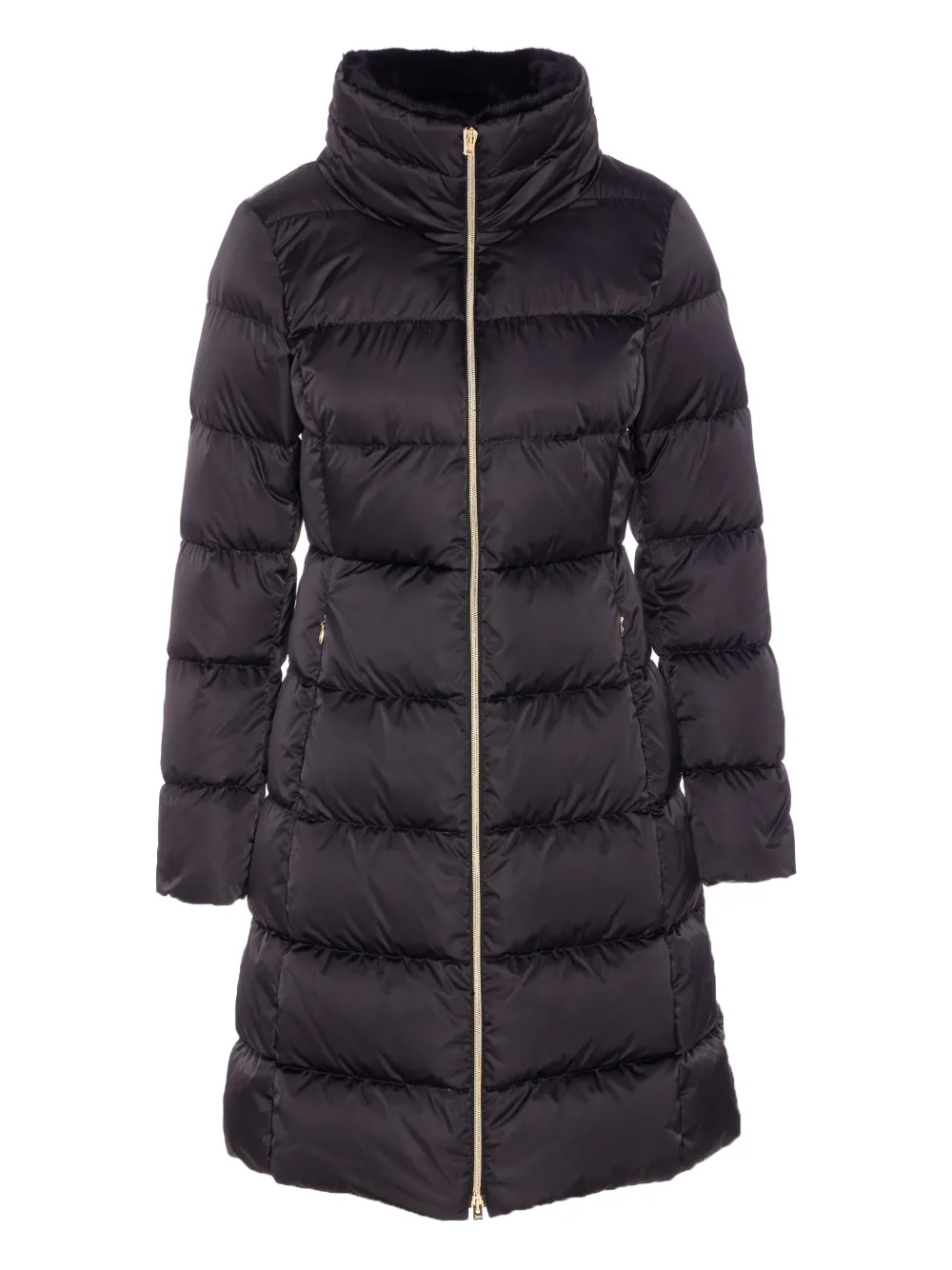 Утепленное пальто большого размера с высоким воротом Herno, черный
Утепленное пальто большого размера с высоким воротом Herno, черный