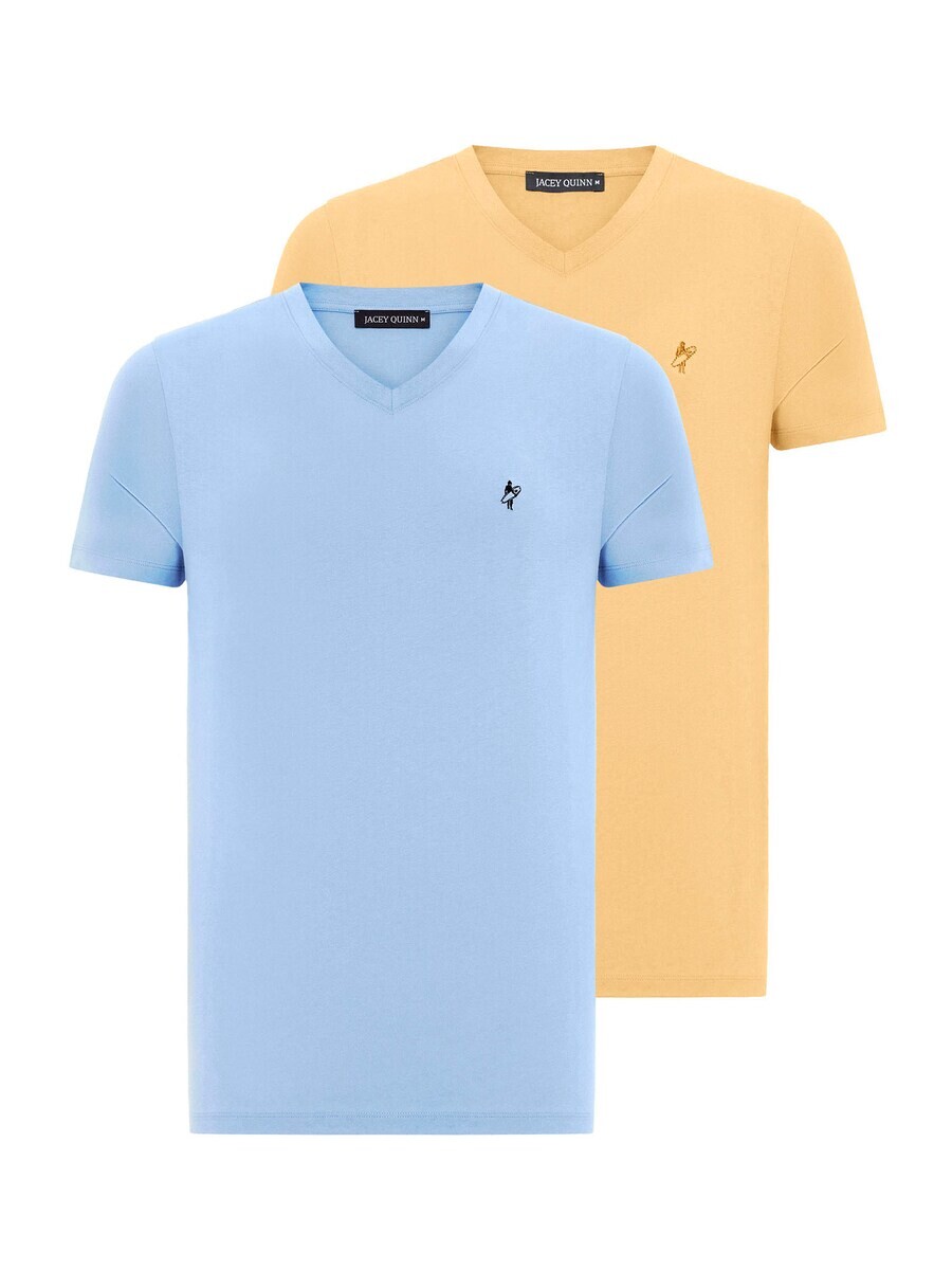 Классическая футболка Jacey Quinn Shirt, цвет light blue/light orange
Классическая футболка Jacey Quinn Shirt, цвет light blue/light orange