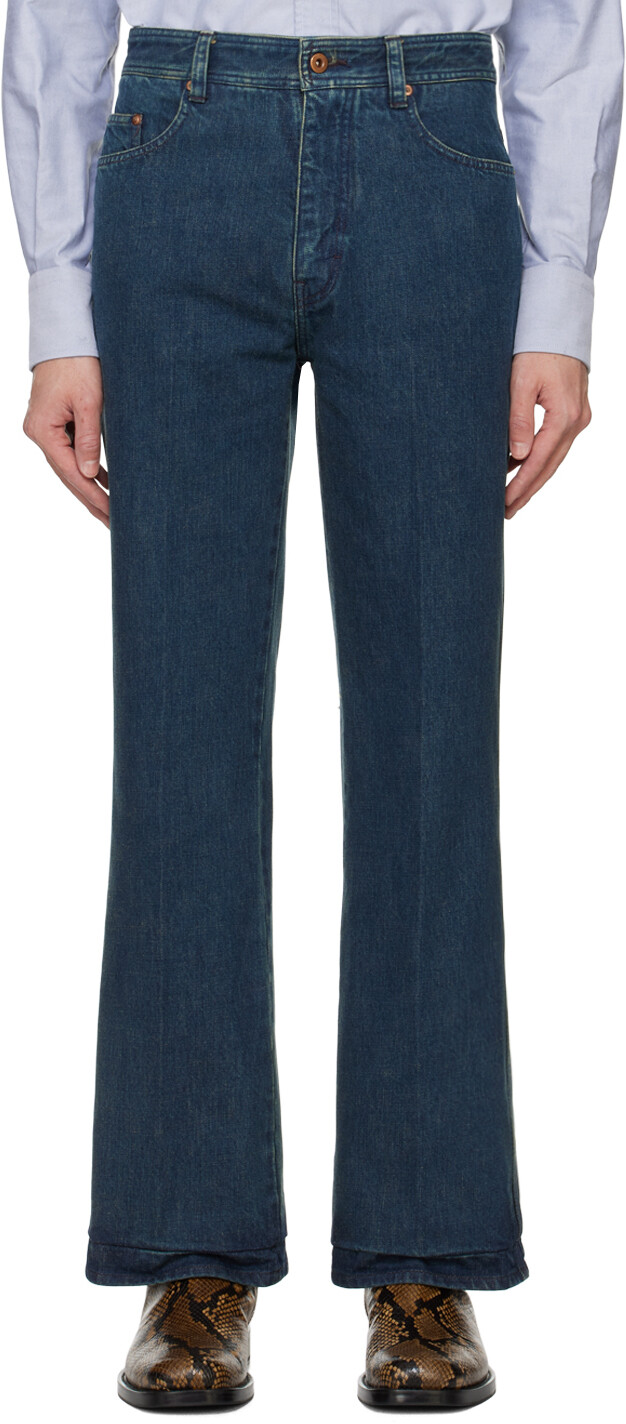 Джинсы темно-синие новые классические KOZABURO
Джинсы темно-синие новые классические KOZABURO