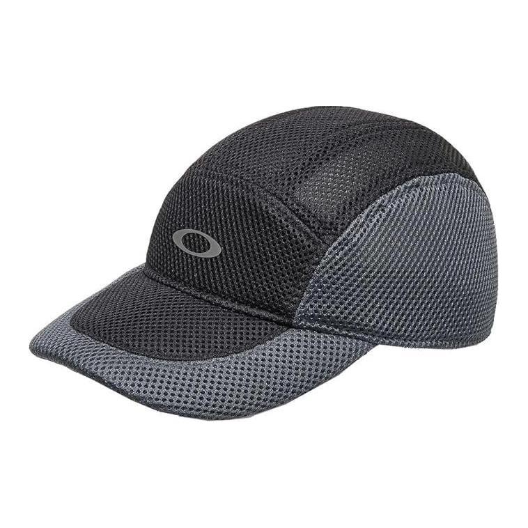 Oakley Бейсболка из полиэстера мужская серая с черным, Black 
Oakley Бейсболка из полиэстера мужская серая с черным, Black