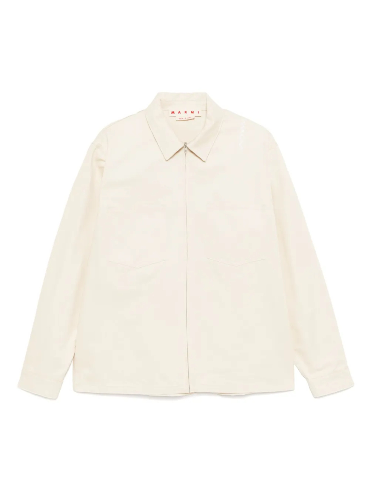 Marni рубашка на молнии, нейтральный
Marni рубашка на молнии, нейтральный