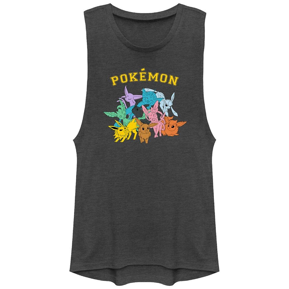 Майка с рисунком Pokemon Eeveelutions Group для юниоров Licensed Character, цвет Charcoal
Майка с рисунком Pokemon Eeveelutions Group для юниоров Licensed Character, цвет Charcoal