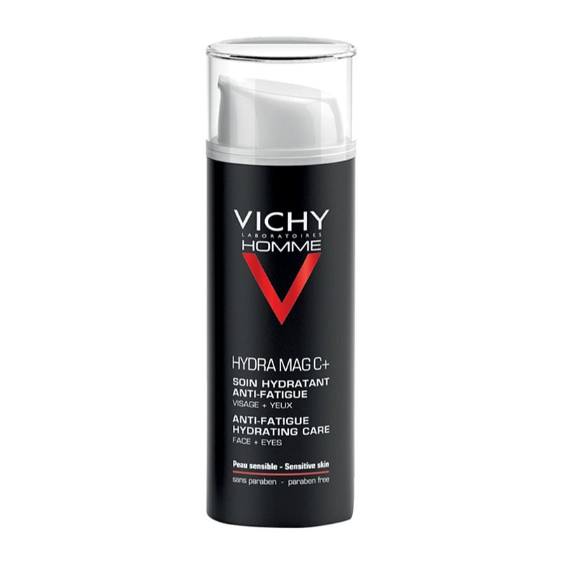 Vichy Homme Hydra-Mag C увлажняющий крем против усталости для лица и области вокруг глаз 50 мл Inna marka 
Vichy Homme Hydra-Mag C увлажняющий крем против усталости для лица и области вокруг глаз 50 мл Inna marka