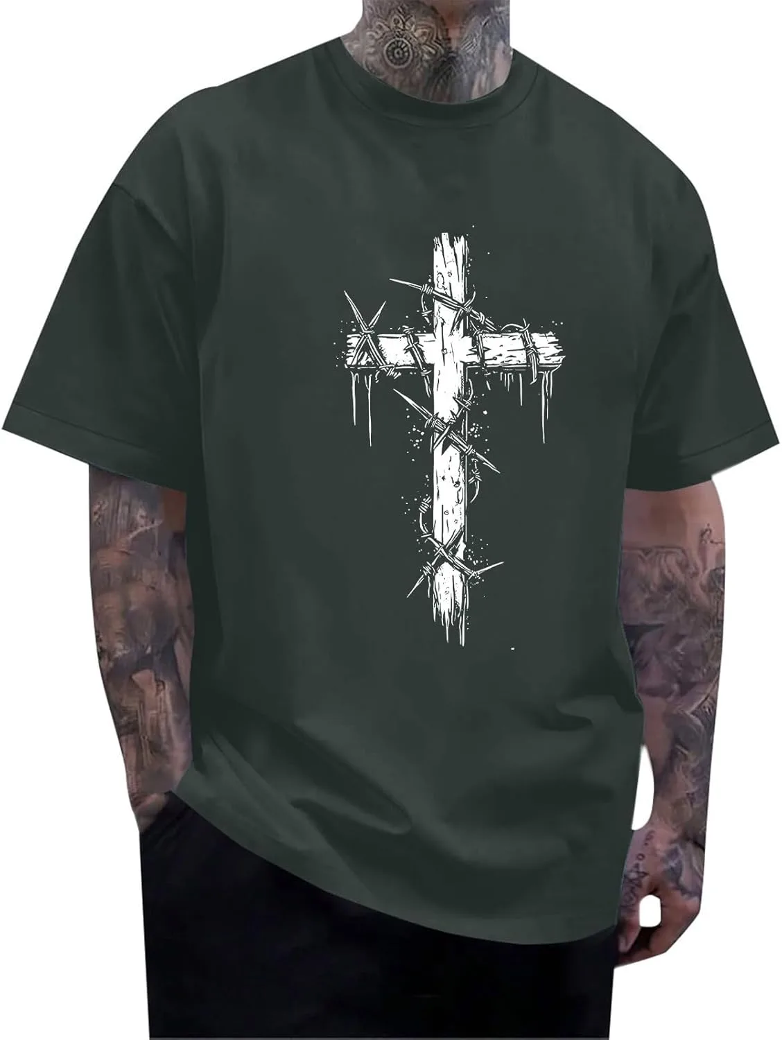 Футболка Christian с принтом Jesus Faith Cross HJINGSUN
Футболка Christian с принтом Jesus Faith Cross HJINGSUN