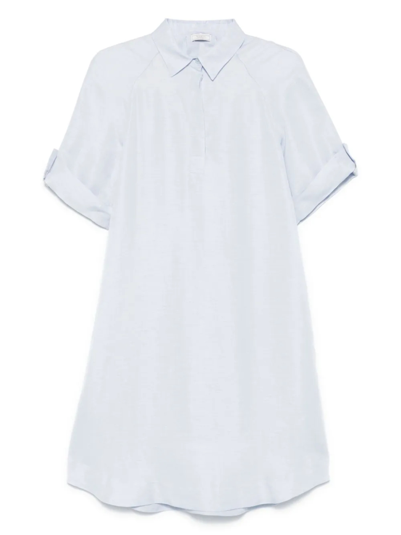 Платье мини с короткими рукавами Peserico, синий 
Платье мини с короткими рукавами Peserico, синий