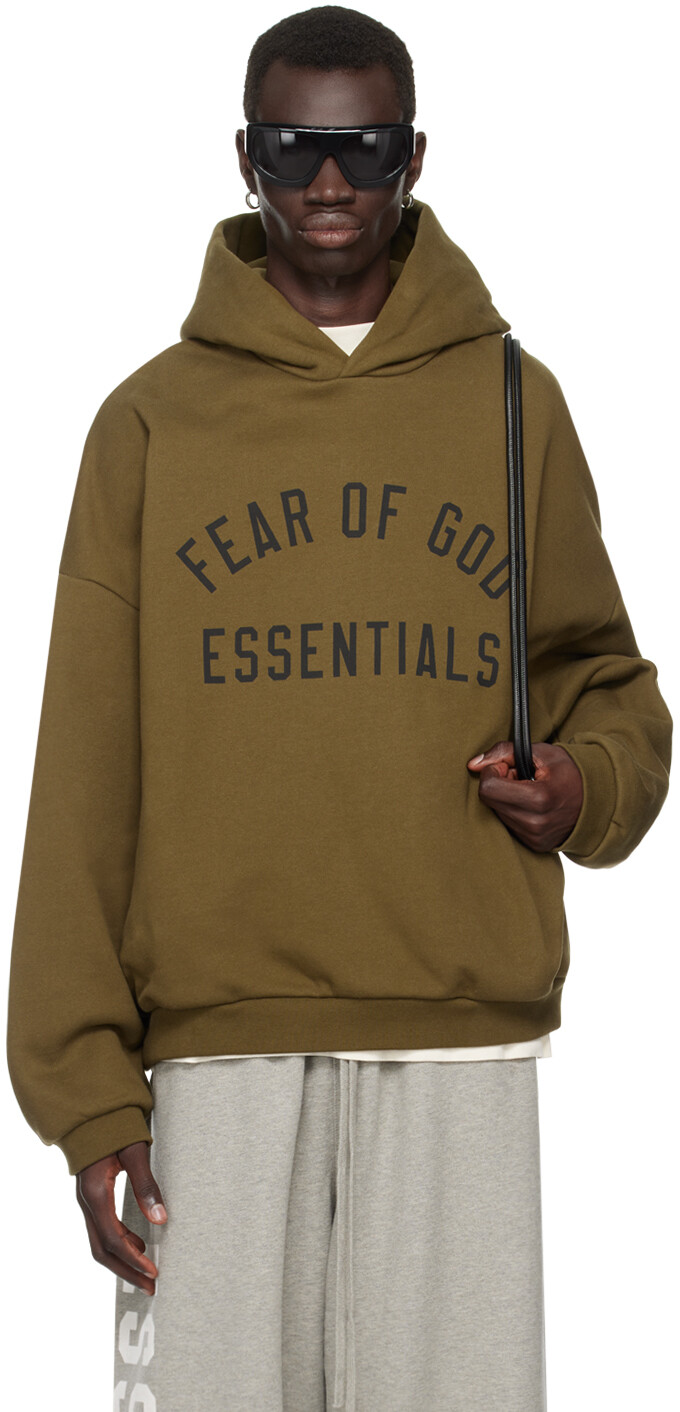 Fear of God EENTIAL толстовка цвета хаки с принтом логотипа Fear of God ESSENTIALS
Fear of God EENTIAL толстовка цвета хаки с принтом логотипа Fear of God ESSENTIALS