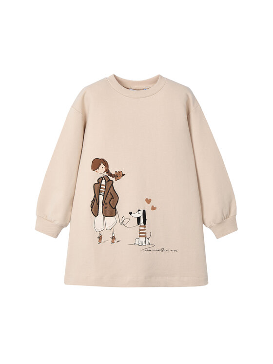 Вязаное платье regular fit 4929 Mayoral, бежевый
Вязаное платье regular fit 4929 Mayoral, бежевый