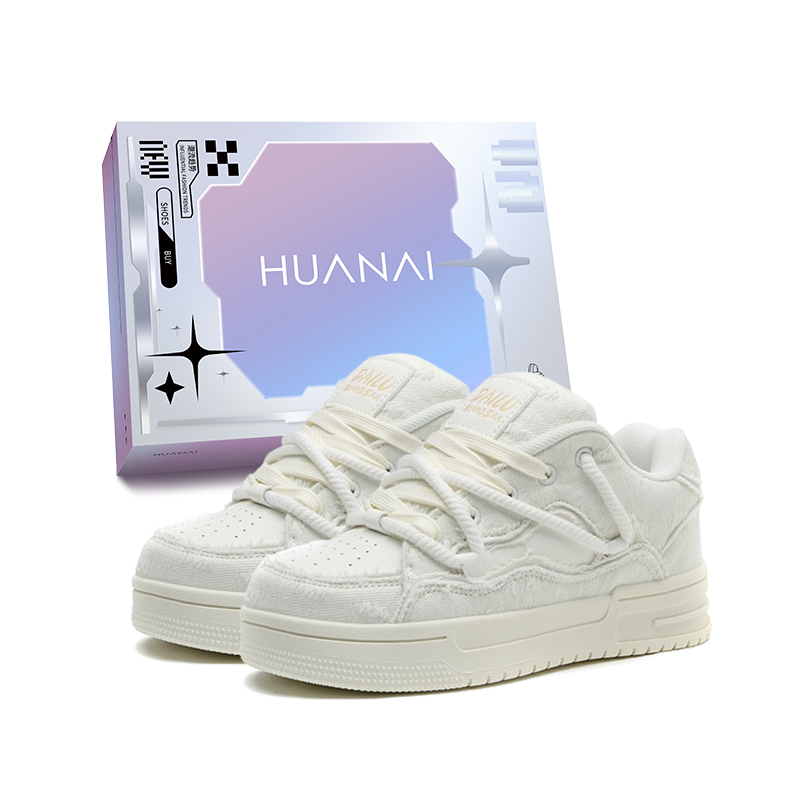 HUANAI Износостойкие скейтерские кроссовки унисекс белые, цвет White
HUANAI Износостойкие скейтерские кроссовки унисекс белые, цвет White