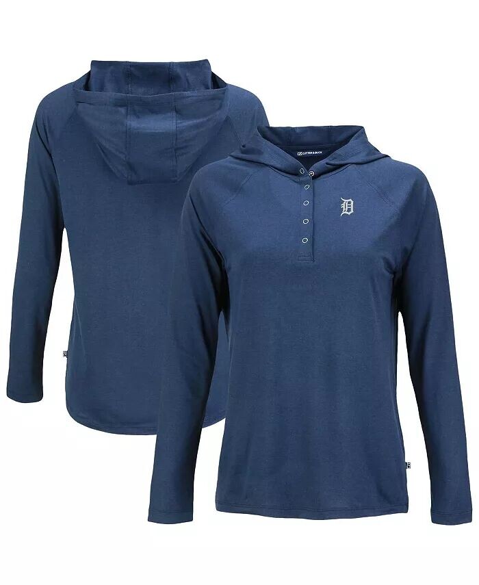 Женская темно-синяя футболка с капюшоном и длинными рукавами Detroit Tigers Coastline Epic Comfort Eco Raglan Cutter & Buck
Женская темно-синяя футболка с капюшоном и длинными рукавами Detroit Tigers Coastline Epic Comfort Eco Raglan Cutter & Buck
