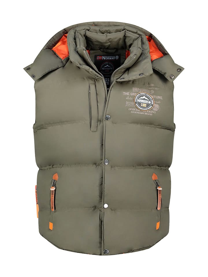 Geographical Norway Стеганый жилет "Вилано" цвета хаки
Geographical Norway Стеганый жилет "Вилано" цвета хаки